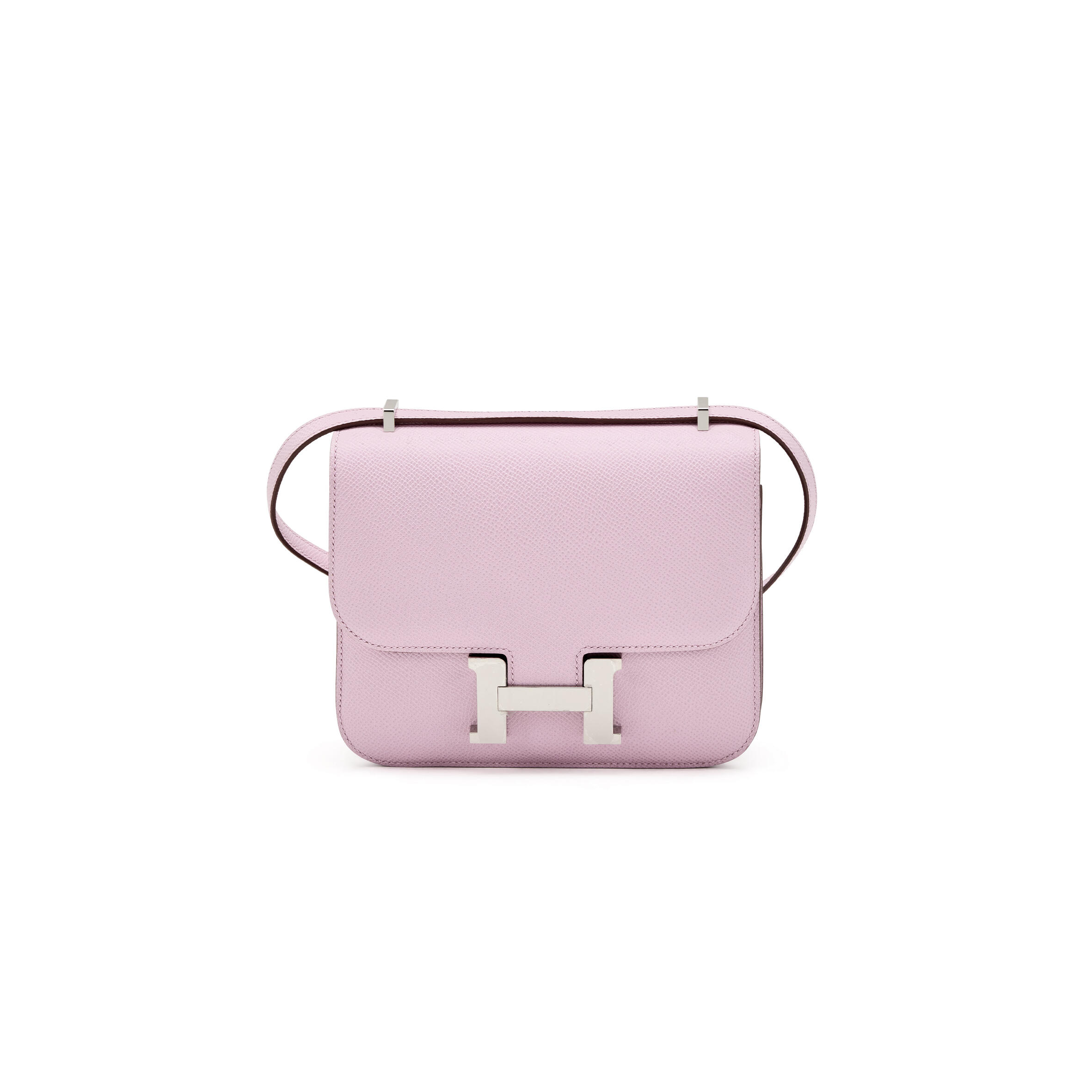 HERMES MASTER CONSTANCE 18 MAUVE PALE EPSOM PALLADIUM HARDWARE (19*15*4cm)